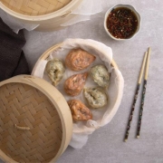 얇은피 꽉찬속 고기만두 (간편트레이) (160g)