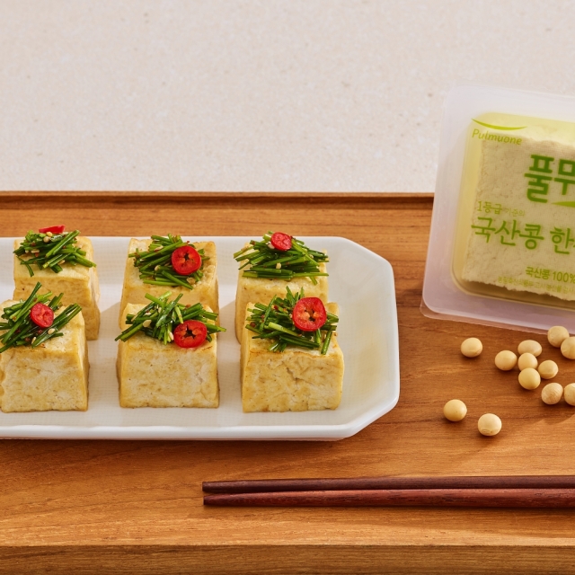 한끼 두부 3개 (부침용2개+찌개용1개, 각 110g) (110gx3개)