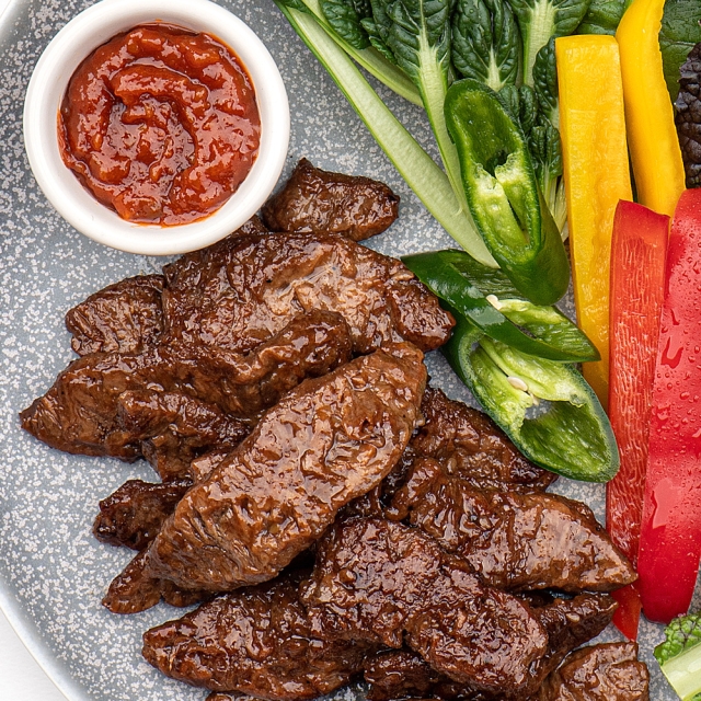 [식물성지구식단] 콩단백 숯불직화구이 (500g)