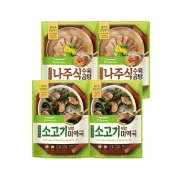 [반듯한식] 진국 2종 (미역국+수육곰탕) (총 4봉, 각 2봉)