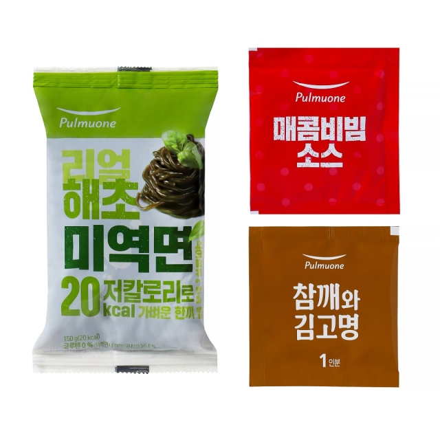 리얼해초미역면 매콤비빔 2인분 (393g) 