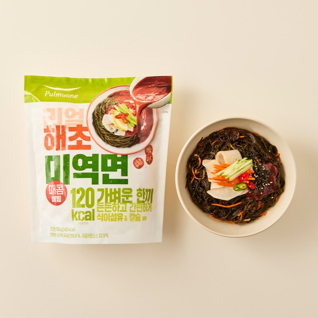 리얼해초미역면 매콤비빔 2인분 (393g) 