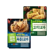 얄피꽉찬 교자만두 4봉[육즙진한x2봉+고기한상x2봉] (400gx4봉)
