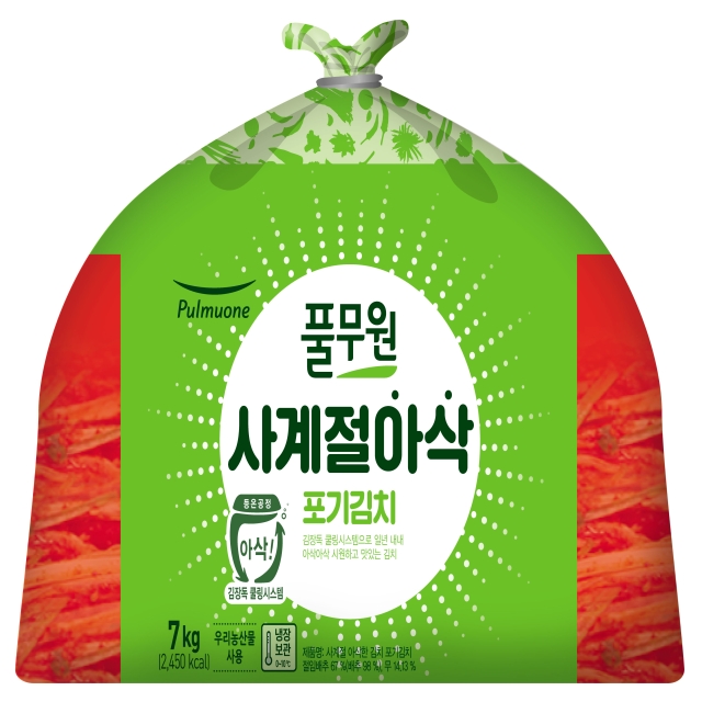 [생산직송] 사계절 아삭 포기김치 (7kg)