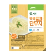무농약 무로 만든 백색 반달 단무지 (2kg)