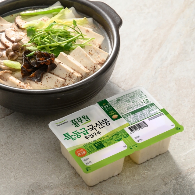 국산콩 투컵 두부 (찌개용) (320g)