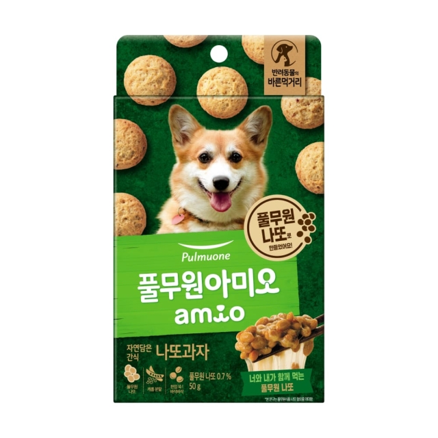 [반려견] 자연담은간식 나또과자 (50g)