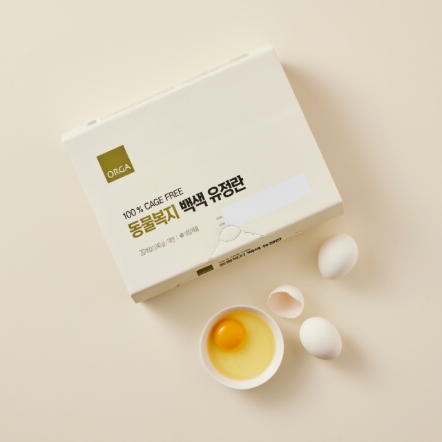 Cage Free 동물복지 백색 유정란 20입 (1040g)