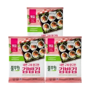 네번 구워 김밥이 더욱 향긋한 김밥김 (20gx3팩) 