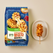 왕감자 통모짜 핫도그(4개입) (360g)