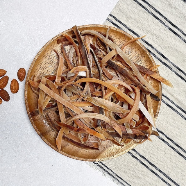 두번구운 국산 오징어 슬라이스 (80g)