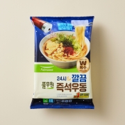24시 즉석 우동 2종 (깔끔+얼큰, 각 2개씩) (총 4개)