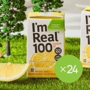 아임리얼 100 레몬 (1box) (140mlX24EA)