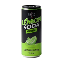 [산지직송]크로도 레몬소다 모히토 (330ml)