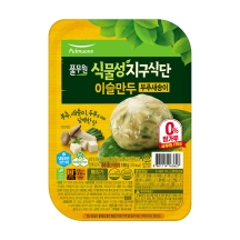 [식물성지구식단]이슬만두 부추새송이(간편트레이) (180g)
