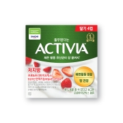 액티비아 컵 딸기 4입 (80gx4개)