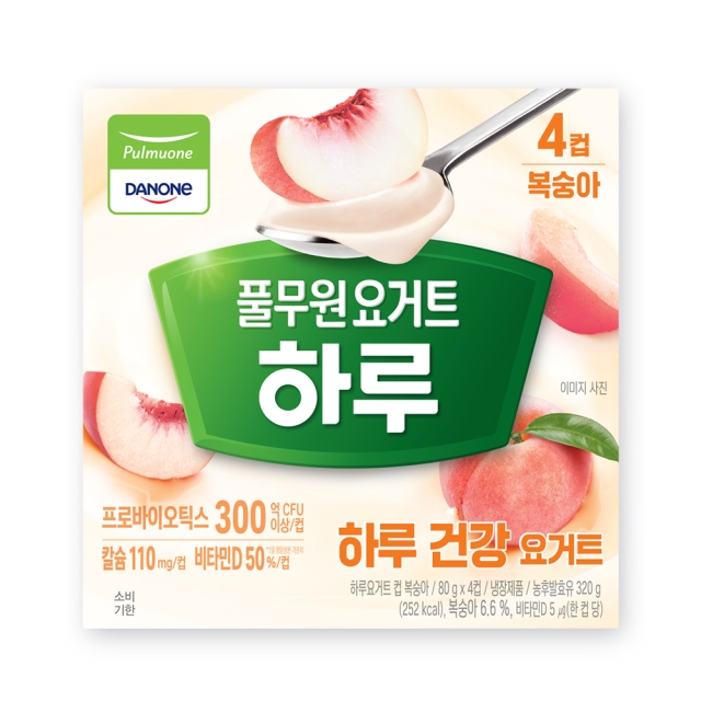 하루요거트 컵 복숭아 (80gx4개)