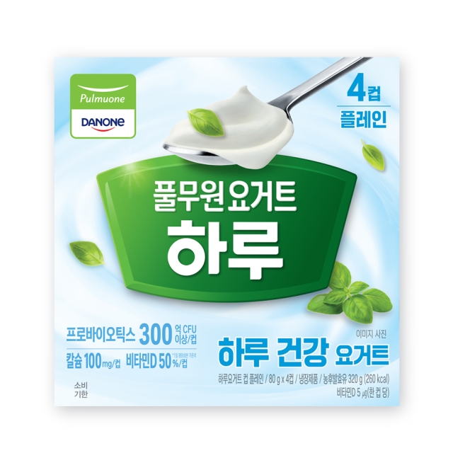 하루요거트 컵 플레인 (80gx4개)