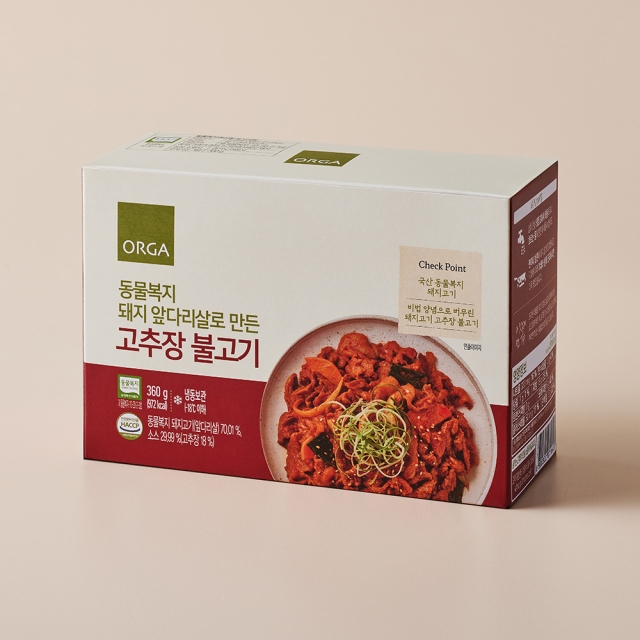 동물복지 돼지 앞다리살로 만든 고추장 불고기(냉동) (360g)