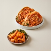 [생산직송] 사계절아삭포기김치4kg+총각김치2kg (6kg)