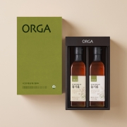국산 참기름 들기름 선물세트 (600ml)