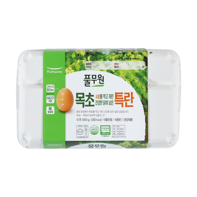 목초달걀 무항생제 1+등급 특란 (15구) (900g)
