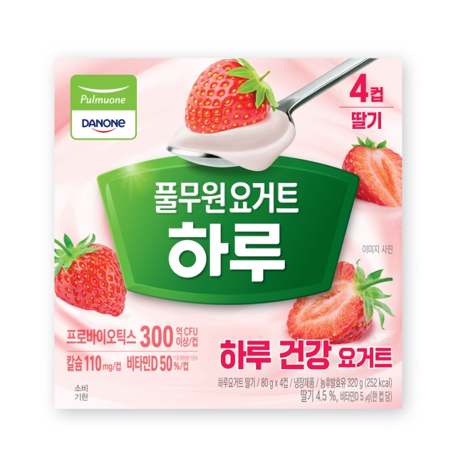 하루요거트 컵 딸기 (80gx4개)