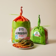 [생산직송] 사계절아삭포기김치4kg+파김치2kg (6kg)
