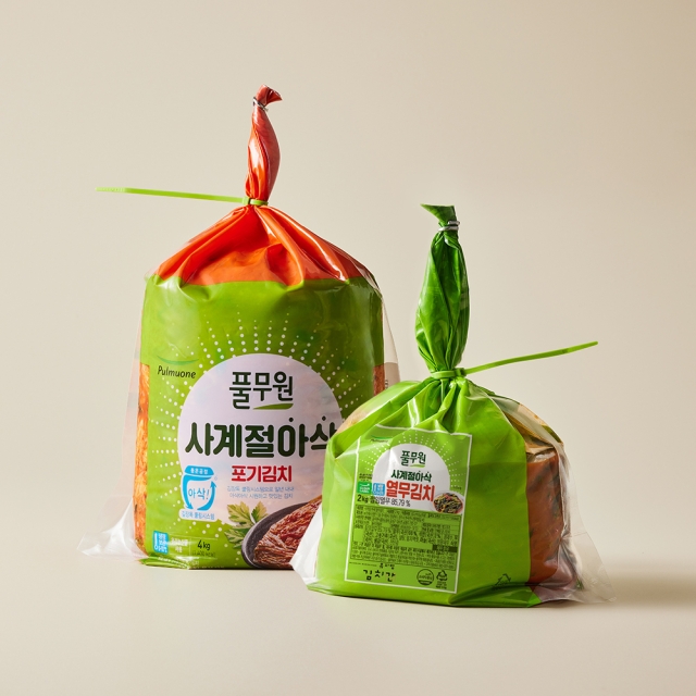 [생산직송] 사계절아삭포기김치4kg+열무김치2kg (6kg)