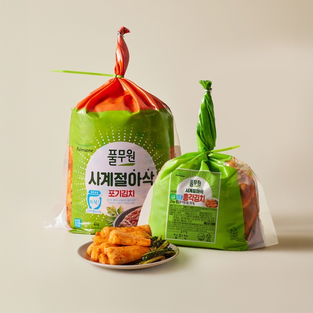 [생산직송] 사계절아삭포기김치4kg+총각김치2kg (6kg)