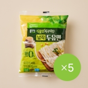 [식물성지구식단] 납작두유면 (150gx5봉) 