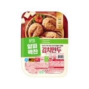 얇은피 꽉찬속 김치만두 (간편트레이) (640g) (160gx4개)