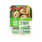 얇은피 꽉찬속 고기만두 (간편트레이) (640g) (160gx4개)