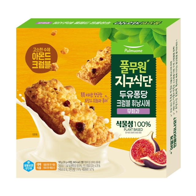 [풀무원지구식단] 두유퐁당 크럼블 휘낭시에 무화과 (32gx6개입)