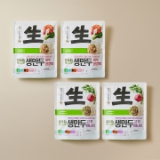 생만두 4봉 (새우청경채x2봉+고기미나리x2봉) 