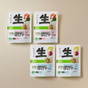 생만두 4봉 (새우청경채x2봉+고기배추x2봉) 