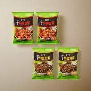 4인가족 중화요리 (직화 볶음 짜장 2개+짬뽕 2개) 