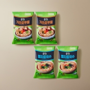 가쓰오우동 2인분+멸치칼국수 2인분 (각 2개씩) (총 4개)