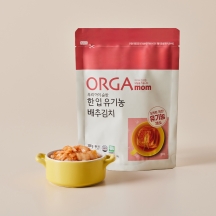 한 입 유기농 배추김치 (300g)