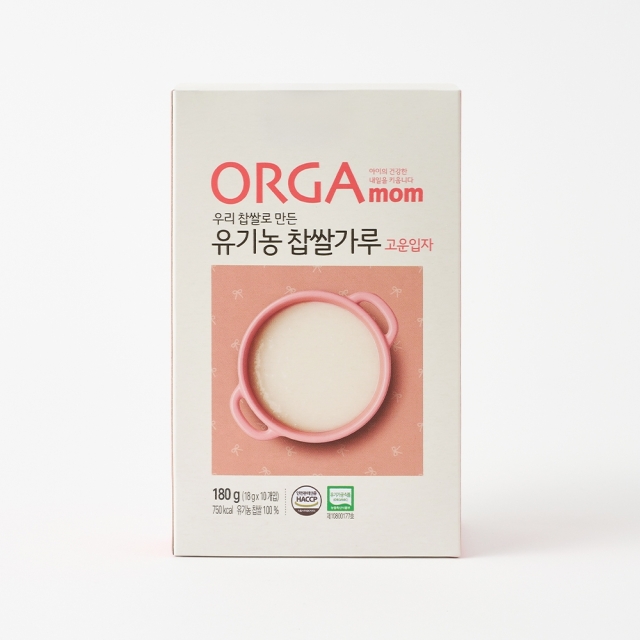 유기농쌀로 만든 찹쌀가루(고운입자) (180g)
