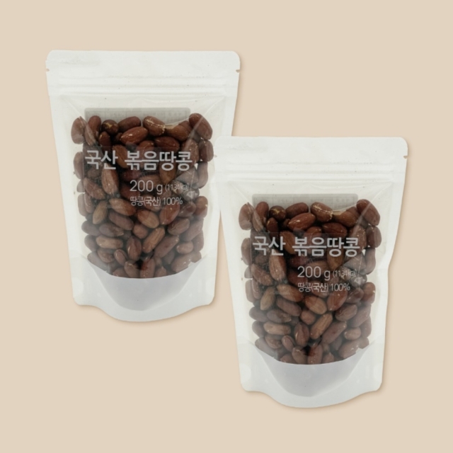 [2입기획]국산 볶음땅콩 200g*2개 