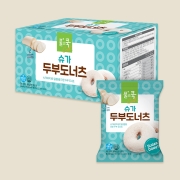 두부도너츠 4종(슈가+글레이즈+사과+딸기) 