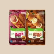 탱글뽀득 점보핫도그 4개입+모짜렐라핫도그 4개입 