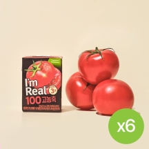 아임리얼 100 고농축 토마토 (120mlx6개)