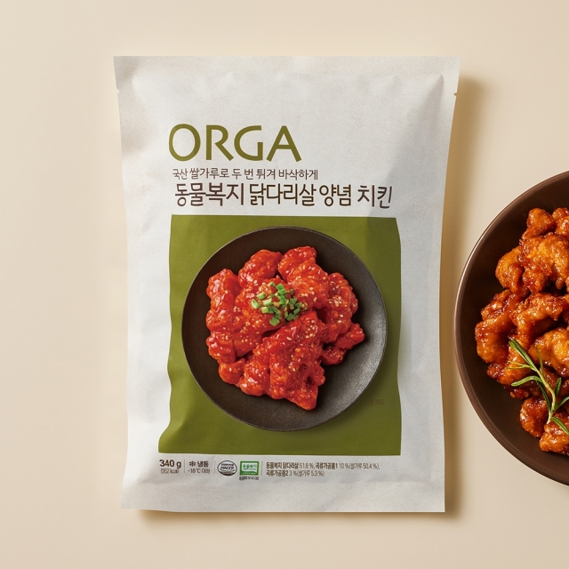 동물복지 양념치킨 (340g)