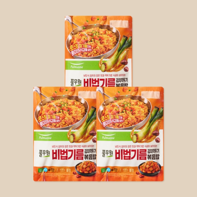 비법기름 김치깍두기 볶음밥 6인분 (400gX3개)