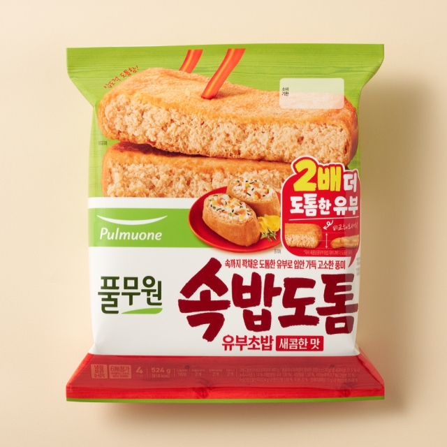 속밥도톰유부초밥 새콤한맛 4인분 (524g)