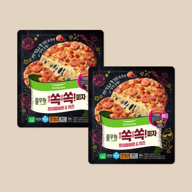 에프쏙 포켓쏙 피자 트리플미트&치즈 (180gX2개) 