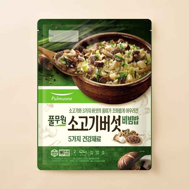 소고기버섯비빔밥 2인분 (424g)