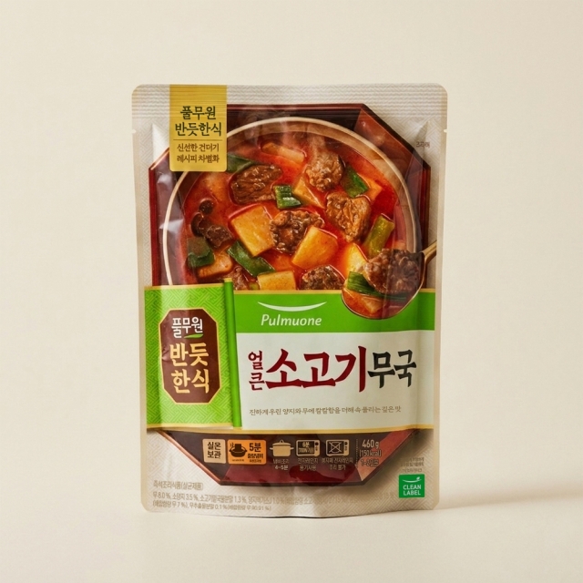[반듯한식] 얼큰 소고기무국 (460g)